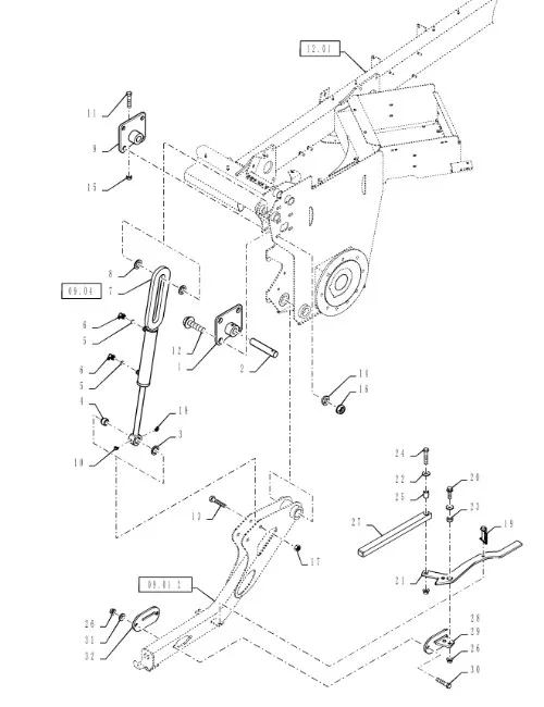 87569777 - рычаг